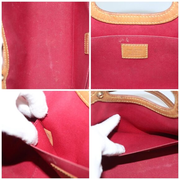 LOUIS VUITTON Vernis Roxbury Drive Hand Bag 2way Red M91987 LV Auth bs28210 - Picture 15 of 16